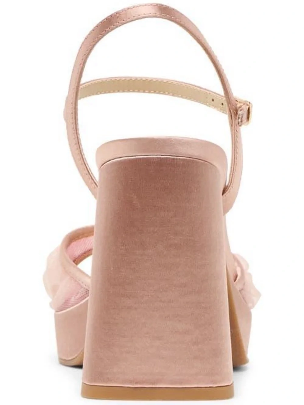 Dolce Vita Preya Platform Sandal in Blush Tulle - Size 7